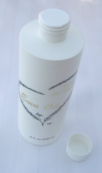 Emu oil seal cap bottle